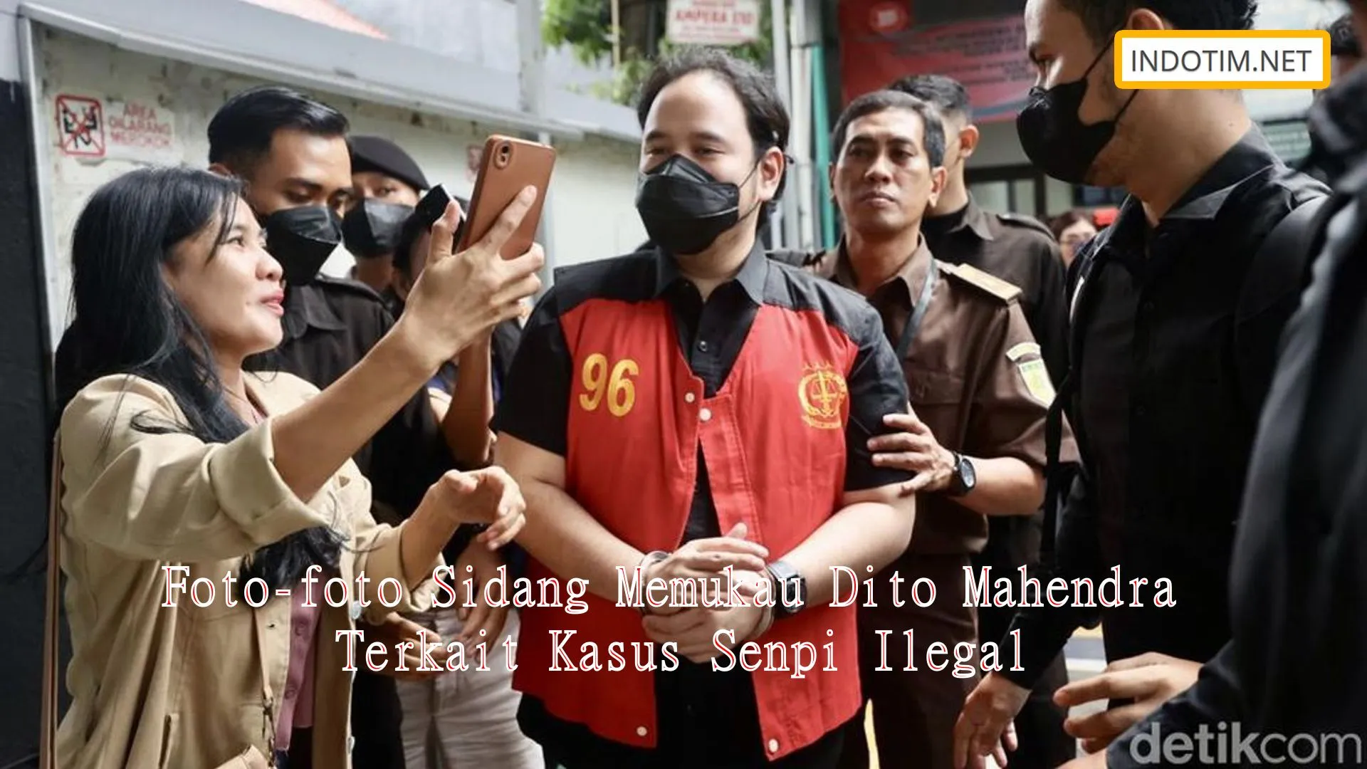 Foto-foto Sidang Memukau Dito Mahendra Terkait Kasus Senpi Ilegal