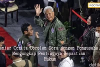 Ganjar Cerita Obrolan Seru dengan Pengusaha, Mengungkap Pentingnya Kepastian Hukum