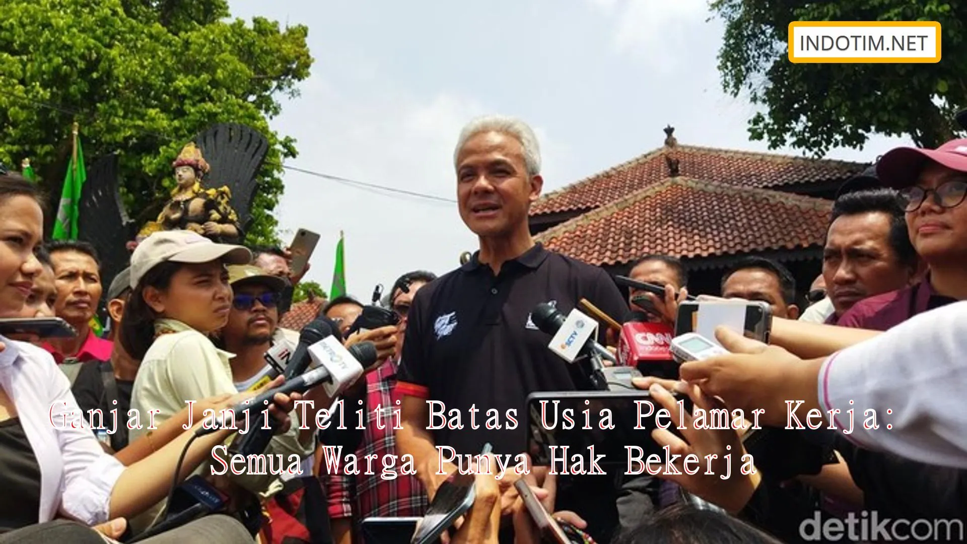 Ganjar Janji Teliti Batas Usia Pelamar Kerja: Semua Warga Punya Hak Bekerja