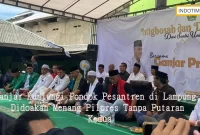 Ganjar Kunjungi Pondok Pesantren di Lampung, Didoakan Menang Pilpres Tanpa Putaran Kedua