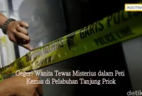 Geger! Wanita Tewas Misterius dalam Peti Kemas di Pelabuhan Tanjung Priok