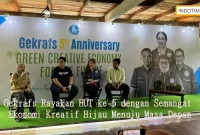 Gekrafs Rayakan HUT ke-5 dengan Semangat Ekonomi Kreatif Hijau Menuju Masa Depan