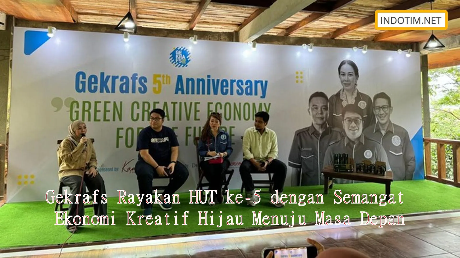 Gekrafs Rayakan HUT ke-5 dengan Semangat Ekonomi Kreatif Hijau Menuju Masa Depan