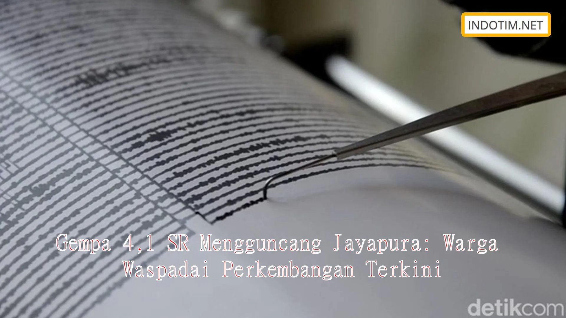 Gempa 4,1 SR Mengguncang Jayapura: Warga Waspadai Perkembangan Terkini