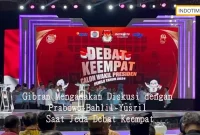 Gibran Mengadakan Diskusi dengan Prabowo-Bahlil-Yusril Saat Jeda Debat Keempat