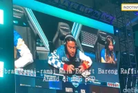 Gibran Ramai-ramai Main Esport Bareng Raffi Ahmad di ICE BSD