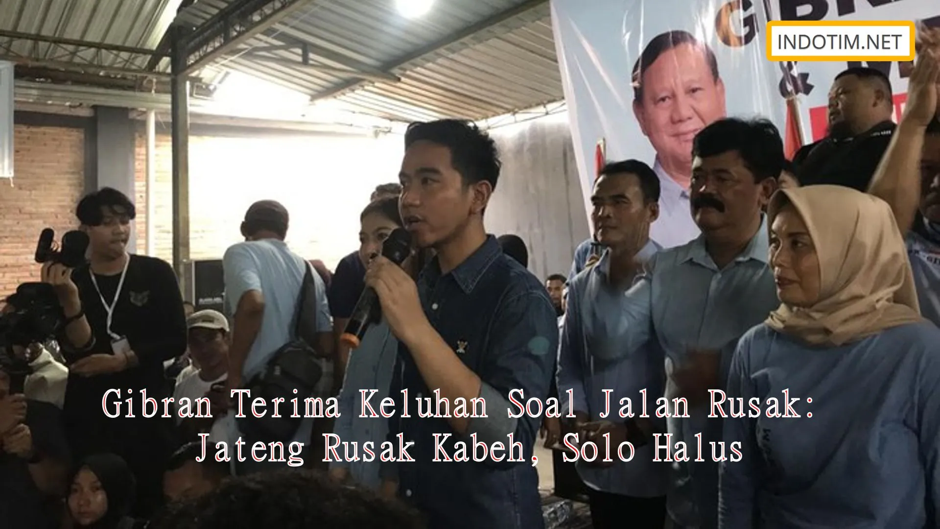 Gibran Terima Keluhan Soal Jalan Rusak: Jateng Rusak Kabeh, Solo Halus