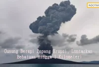 Gunung Berapi Jepang Erupsi, Lontarkan Bebatuan Hingga 1 Kilometer!