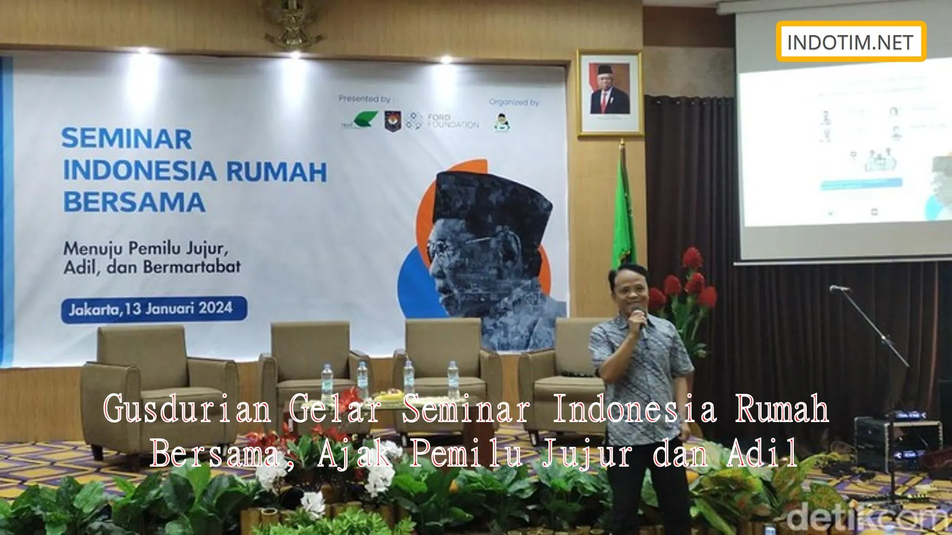 Gusdurian Gelar Seminar Indonesia Rumah Bersama, Ajak Pemilu Jujur dan Adil