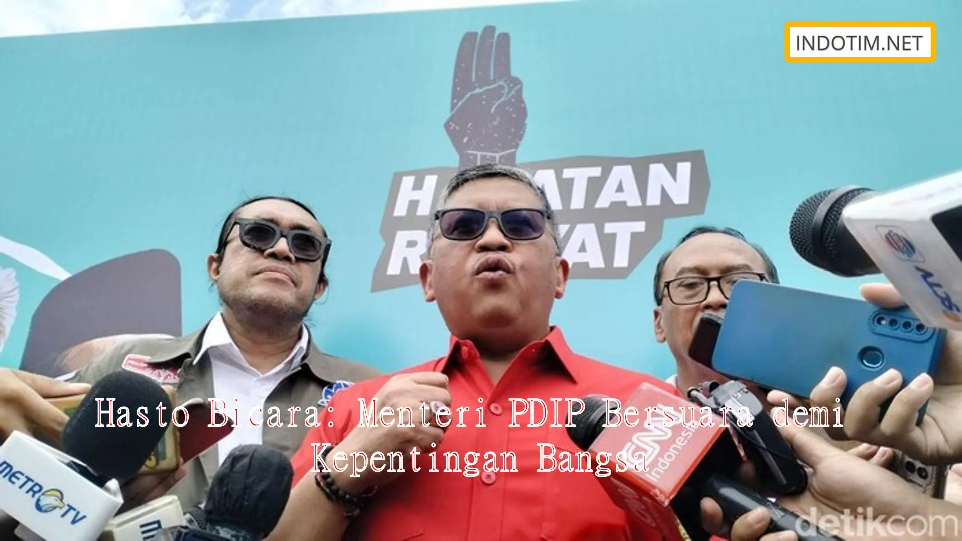 Hasto Bicara: Menteri PDIP Bersuara demi Kepentingan Bangsa