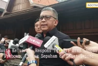 Hasto Keluarkan Respons Terkait Otak Lamban Prabowo, Tuding Sepaham di Debat Capres