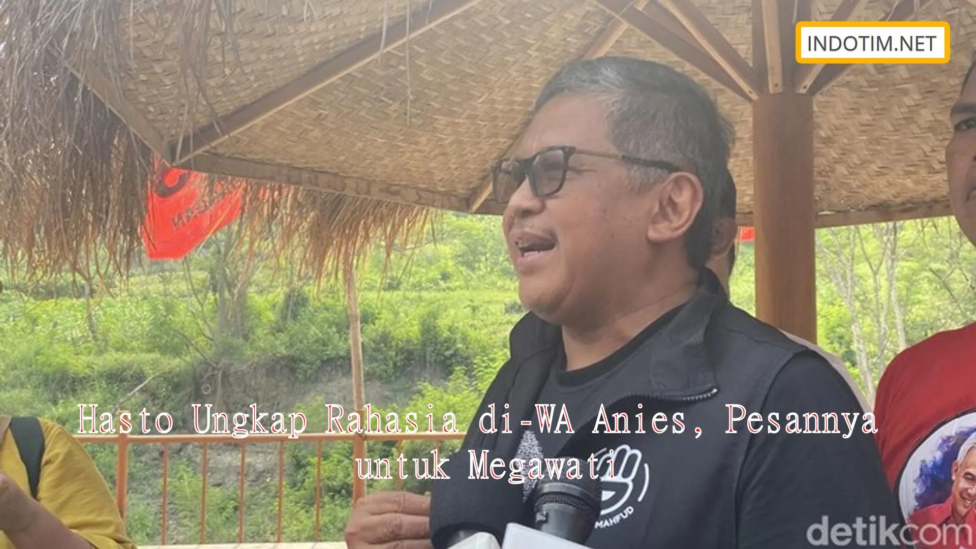 Hasto Ungkap Rahasia di-WA Anies, Pesannya untuk Megawati
