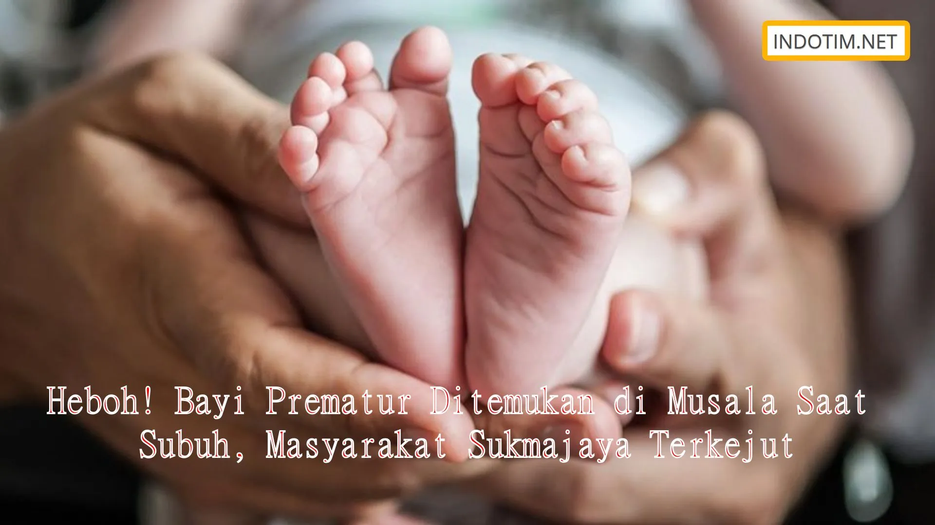 Heboh! Bayi Prematur Ditemukan di Musala Saat Subuh, Masyarakat Sukmajaya Terkejut