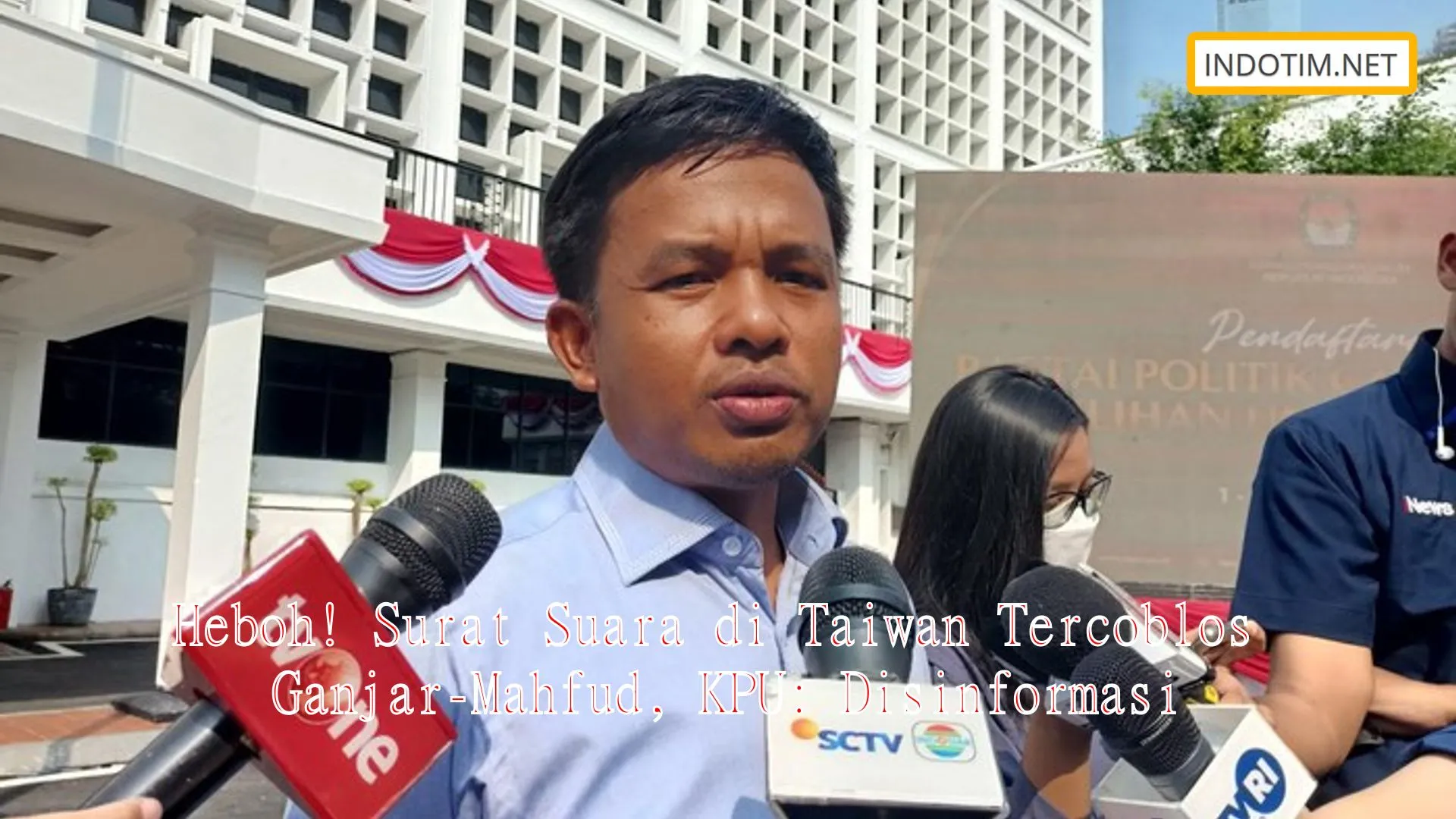 Heboh! Surat Suara di Taiwan Tercoblos Ganjar-Mahfud, KPU: Disinformasi