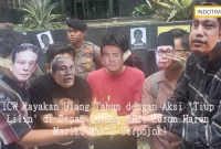 ICW Rayakan Ulang Tahun dengan Aksi 'Tiup Lilin' di Depan Gedung KPK, Buron Harun Masiku Makin Terpojok!