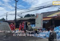 Identitas 14 Korban Tragedi Tabrakan Beruntun di Puncak Bogor Terkuak!