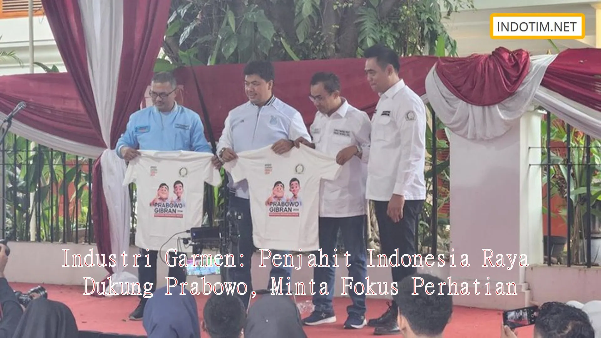 Industri Garmen: Penjahit Indonesia Raya Dukung Prabowo, Minta Fokus Perhatian