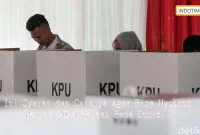 Ini Syarat dan Caranya agar Bisa Nyoblos Pemilu 2024 dengan Beda Domisili