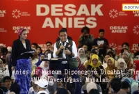 Izin Anies di Museum Diponegoro Dicabut, Tim AMIN Investigasi Masalah