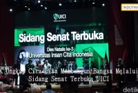 JK Ungkap Cita-cita Membangun Bangsa Melalui Sidang Senat Terbuka UICI