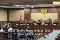 Jaksa: Lukas Enembe Memanipulasi Opini Massa di Mako Brimob Jayapura