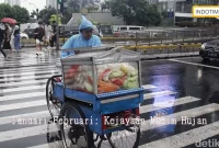 Januari-Februari: Kejayaan Musim Hujan