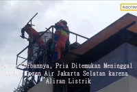 Jatuh Korbannya, Pria Ditemukan Meninggal dalam Toren Air Jakarta Selatan karena Aliran Listrik