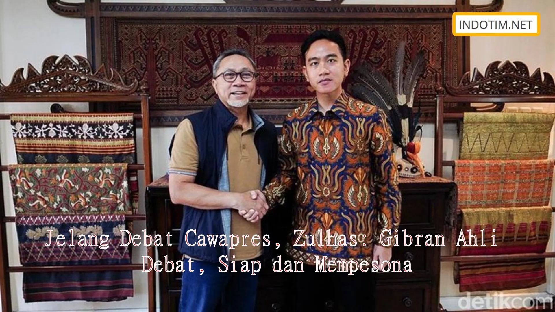 Jelang Debat Cawapres, Zulhas: Gibran Ahli Debat, Siap dan Mempesona