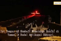 Jet Tempur AS Kembali Memerangi Houthi di Yaman, 4 Rudal Antikapal Hancur!