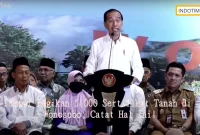 Jokowi Bagikan 5.000 Sertifikat Tanah di Wonosobo, Catat Hal Ini!