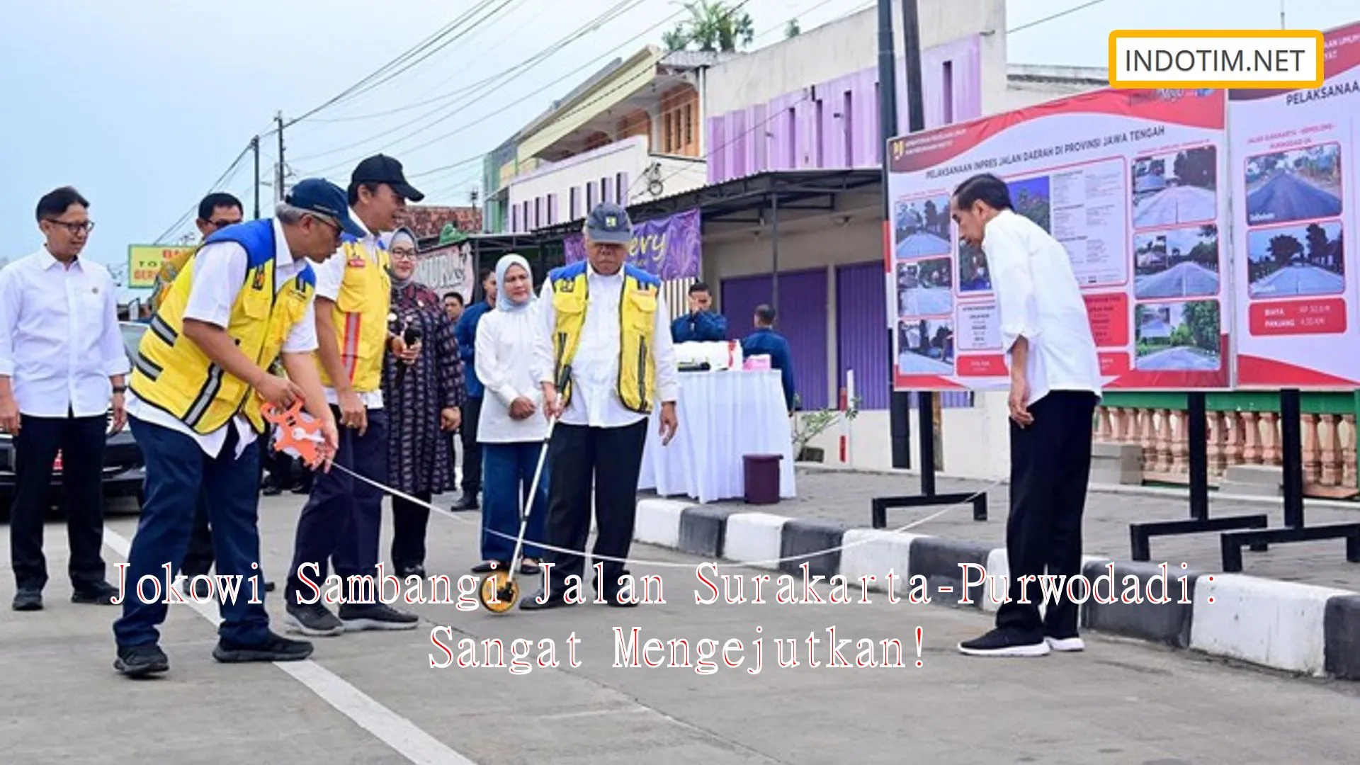 Jokowi Sambangi Jalan Surakarta-Purwodadi: Sangat Mengejutkan!