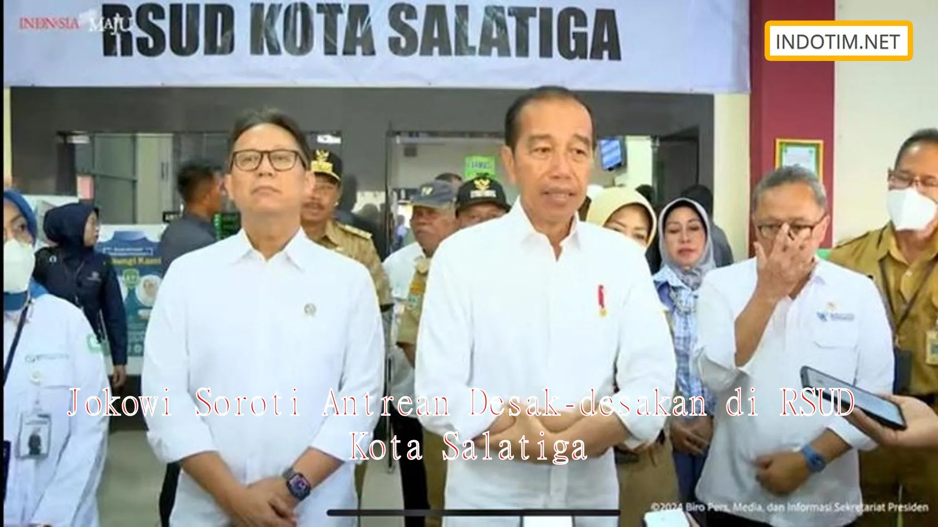 Jokowi Soroti Antrean Desak-desakan di RSUD Kota Salatiga