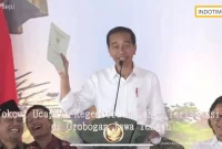 Jokowi Ucapkan Kegembiraan Lahan Terlisensi di Grobogan Jawa Tengah