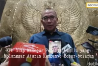 KPU Siap Menegur Peserta Pemilu yang Melanggar Aturan Kampanye Besar-besaran
