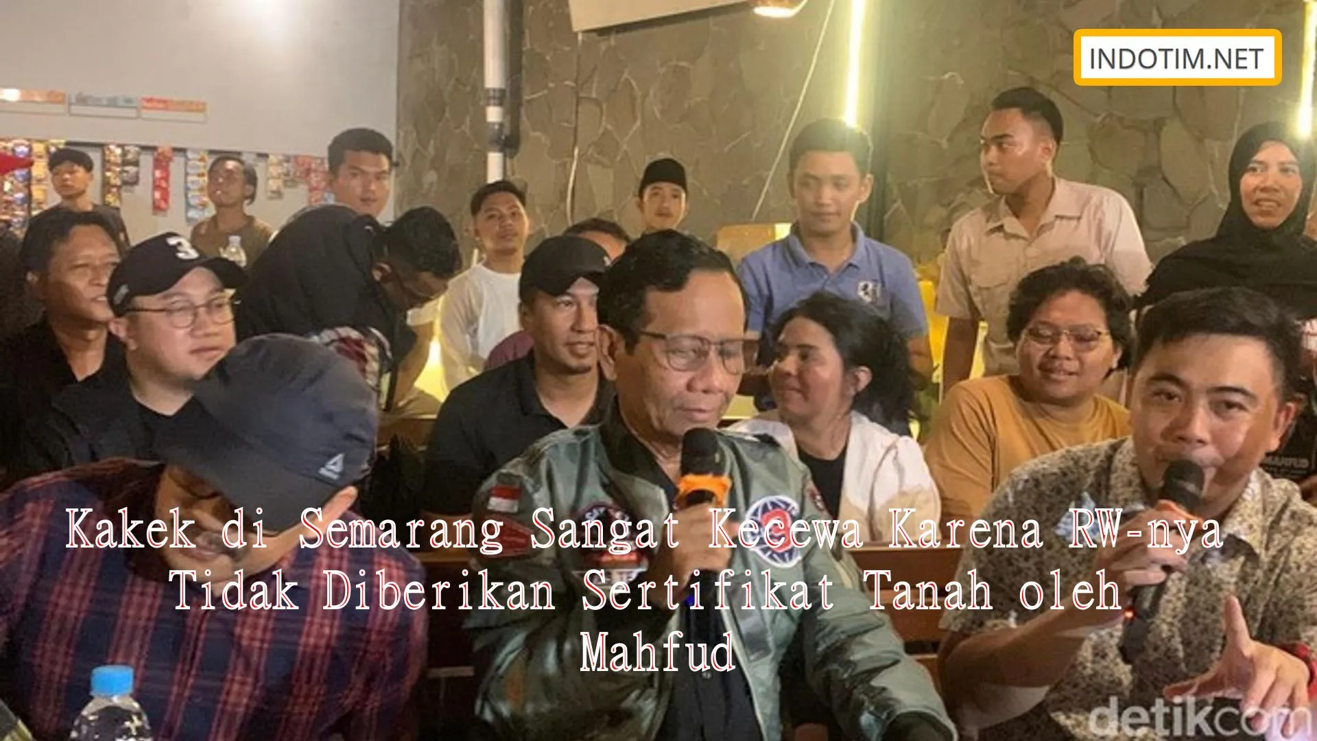 Kakek di Semarang Sangat Kecewa Karena RW-nya Tidak Diberikan Sertifikat Tanah oleh Mahfud