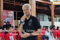 Kampanye Ganjar di Jateng: Salam Pesantren hingga Obrolan dengan Nelayan