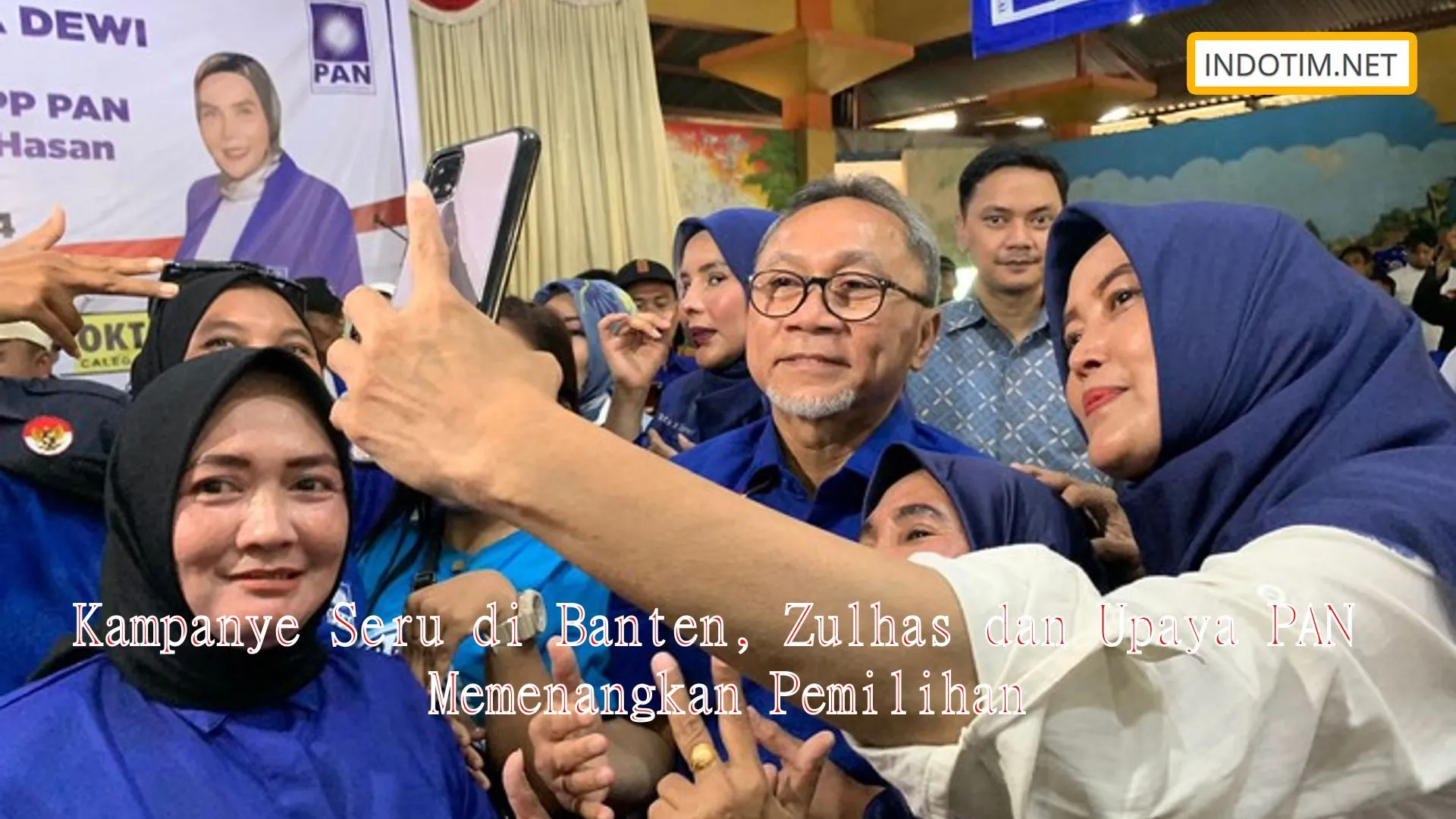 Kampanye Seru di Banten, Zulhas dan Upaya PAN Memenangkan Pemilihan