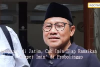 Kampanye di Jatim, Cak Imin Siap Ramaikan 'Slepet Imin' di Probolinggo