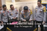 Kapolda Metro Mengresmikan Ruang Sidang Etik: Stop Pelanggaran!