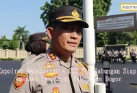 Kapolres Memastikan 4.000 Tim Gabungan Siap Amankan Pemilu di Kabupaten Bogor