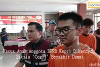 Kasus Anak Anggota DPRD Kepri Dikeroyok Satria 'Cogil' Berakhir Damai