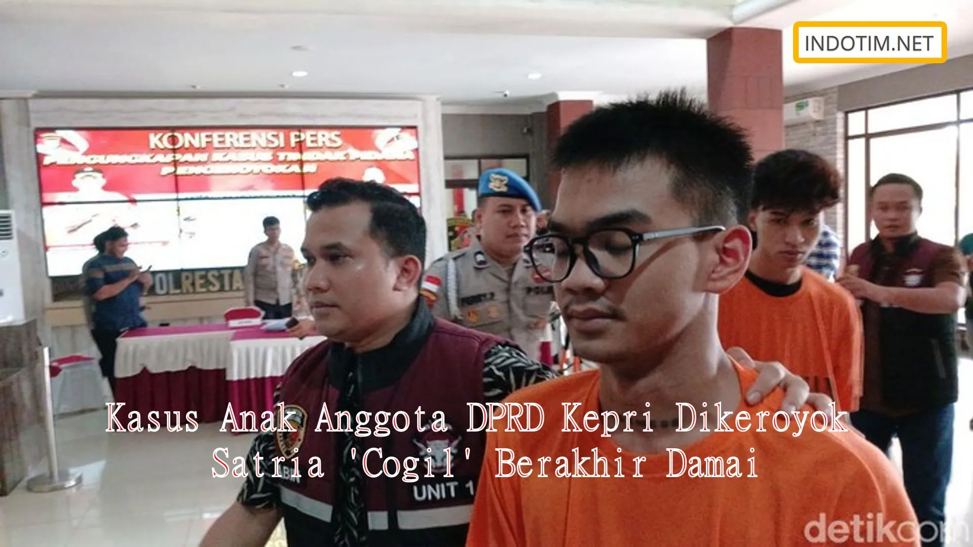 Kasus Anak Anggota DPRD Kepri Dikeroyok Satria 'Cogil' Berakhir Damai