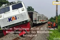 Kejadian Pandalungan Anjlok di Sidoarjo, Menghalangi Jalur dan Menyebabkan Kelangkaan