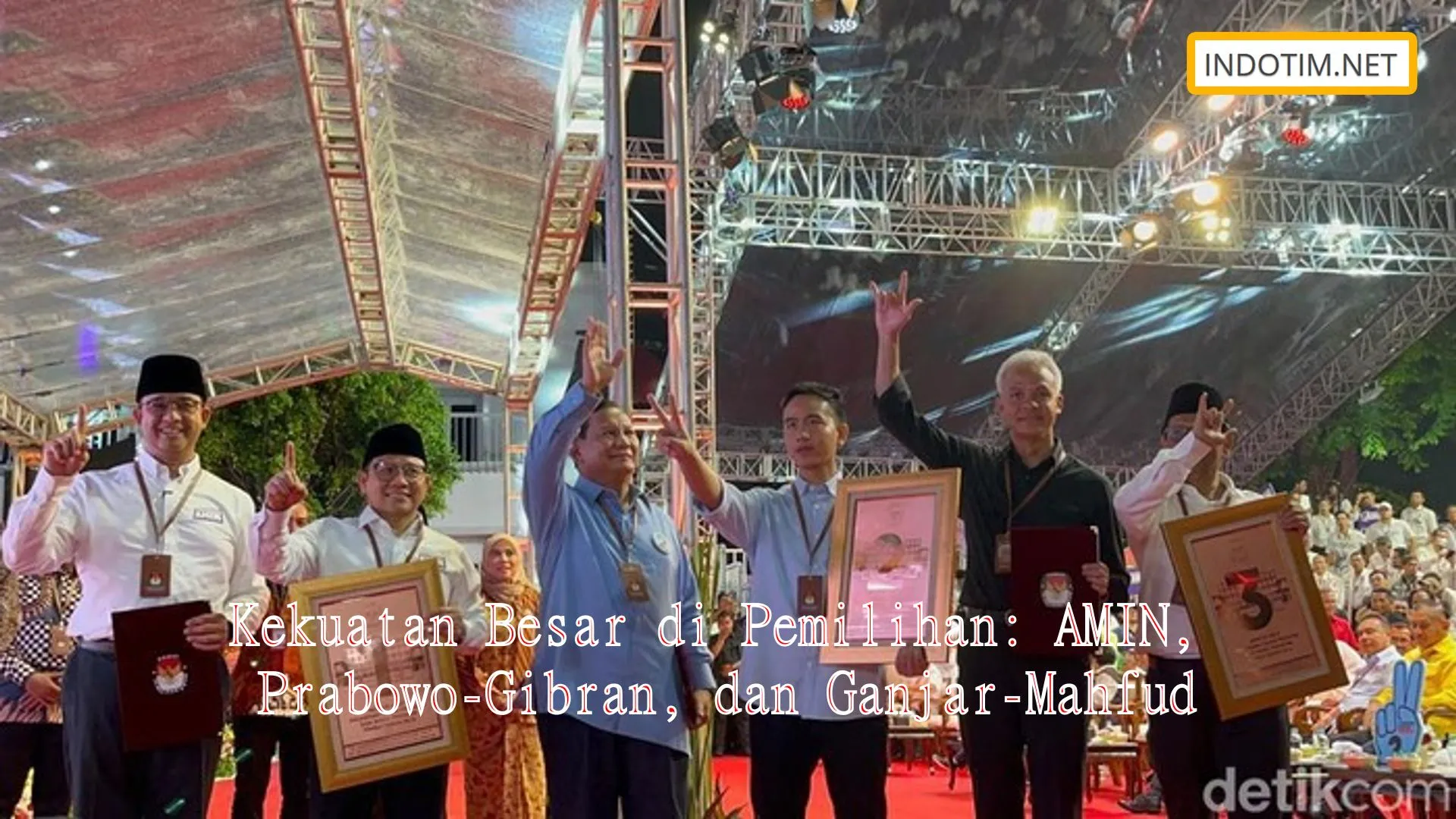 Kekuatan Besar di Pemilihan: AMIN, Prabowo-Gibran, dan Ganjar-Mahfud