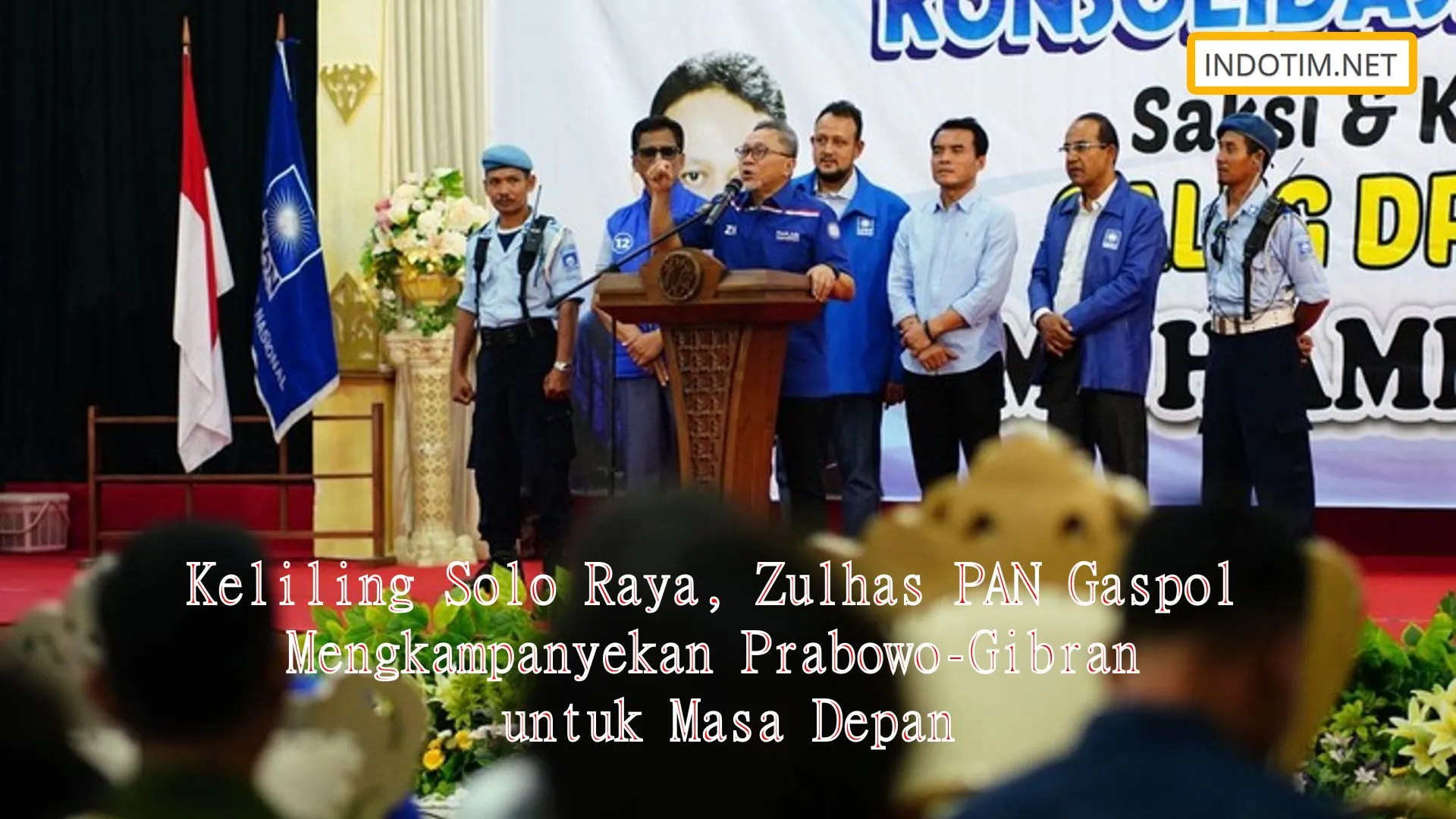 Keliling Solo Raya, Zulhas PAN Gaspol Mengkampanyekan Prabowo-Gibran untuk Masa Depan