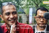 Kembali Ajukan Praperadilan, Eddy Hiariej Minta Status Tersangka Dibatalkan