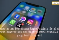 Kementerian Pertahanan Rappels Admin Setelah Akun Menerbitkan Cuitan #PrabowoGibran2024 yang Kontroversial