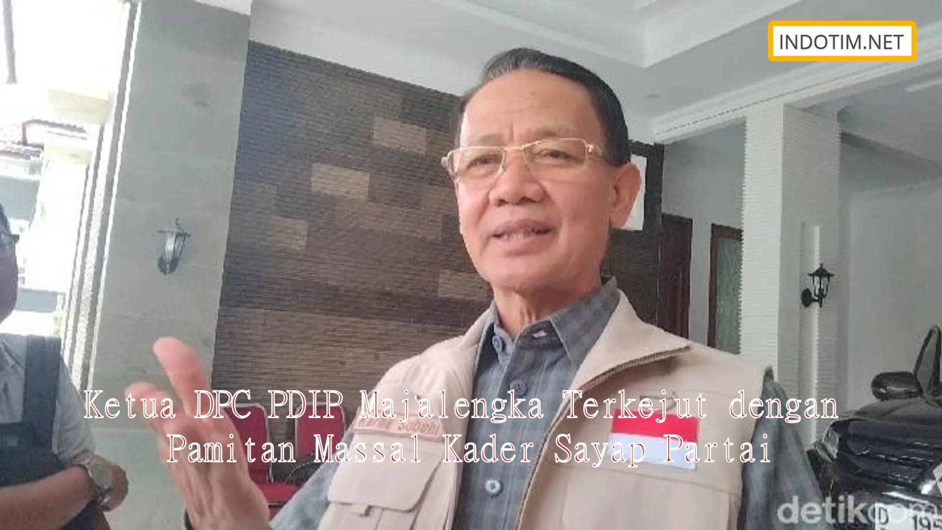 Ketua DPC PDIP Majalengka Terkejut dengan Pamitan Massal Kader Sayap Partai