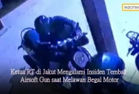 Ketua RT di Jakut Mengalami Insiden Tembak Airsoft Gun saat Melawan Begal Motor