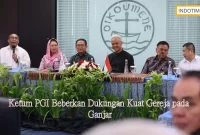 Ketum PGI Beberkan Dukungan Kuat Gereja pada Ganjar